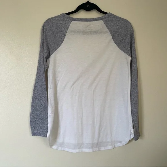 Faded Glory | Blue and White Baseball Tee | Size Small - Picture 8 of 9